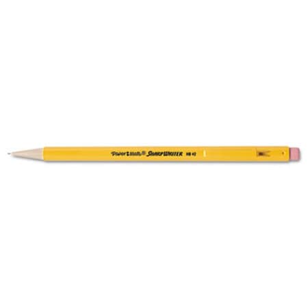 Paper Mate Sharpwriter Mechanical Pencil HB 0.7 mm Yellow Barrel Dozen 3030131